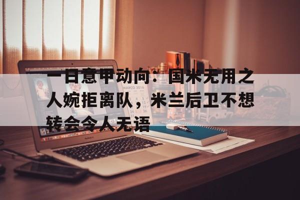 多米体育-一日意甲动向：国米无用之人婉拒离队，米兰后卫不想转会令人无语的简单介绍