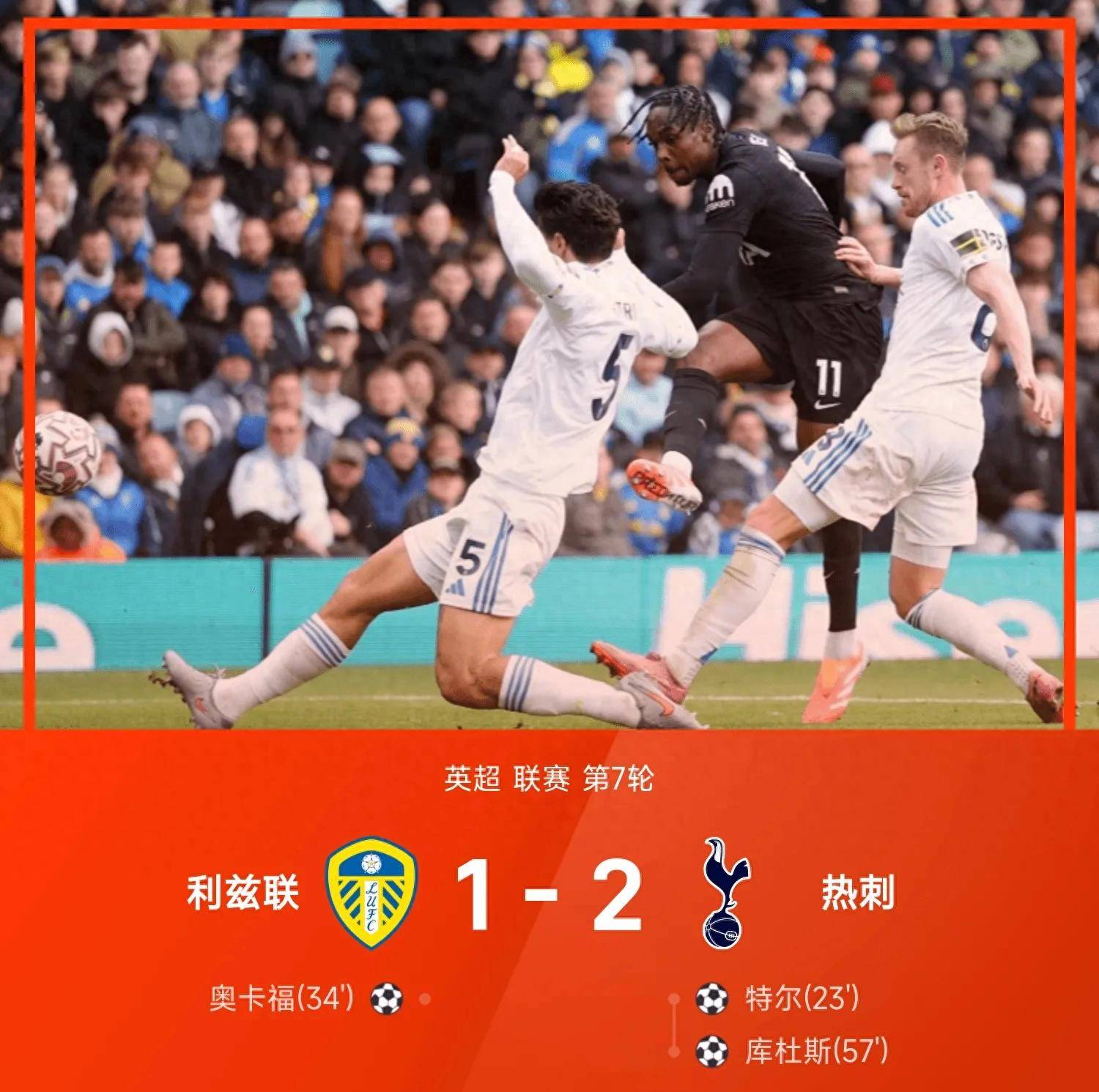 包含英超第7轮：热刺2-1战胜利兹联，主帅弗兰克点平比赛的词条
