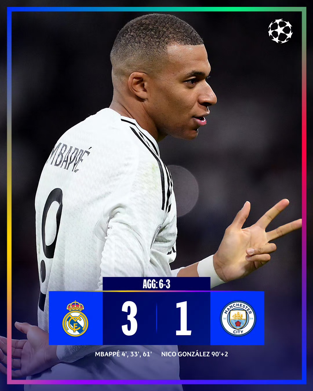 关于纳赛尔：感谢姆巴佩为巴黎的付出，衷心祝愿他在皇马一切顺利的信息  第1张