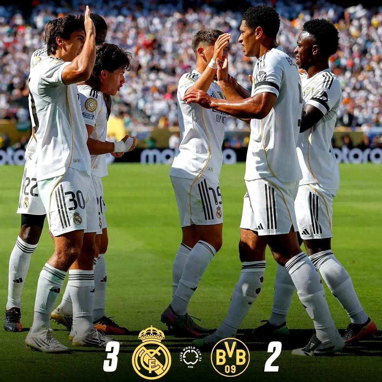 足坛悲喜一夜！皇马2-5连胜终结，多特蒙德2-0，尤文2连平，大巴黎国米齐获胜的简单介绍  第2张