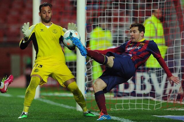 梅西替补制胜助巴萨晋级国王杯决赛