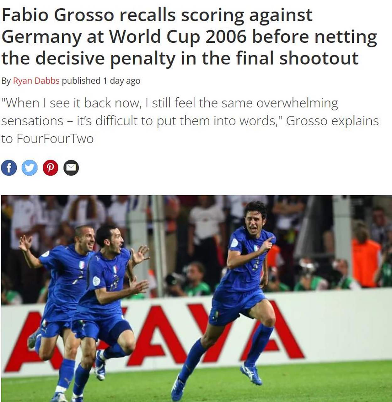 2006年世界杯德国0-2意大利集锦 2006年世界杯德国0-2意大利集锦