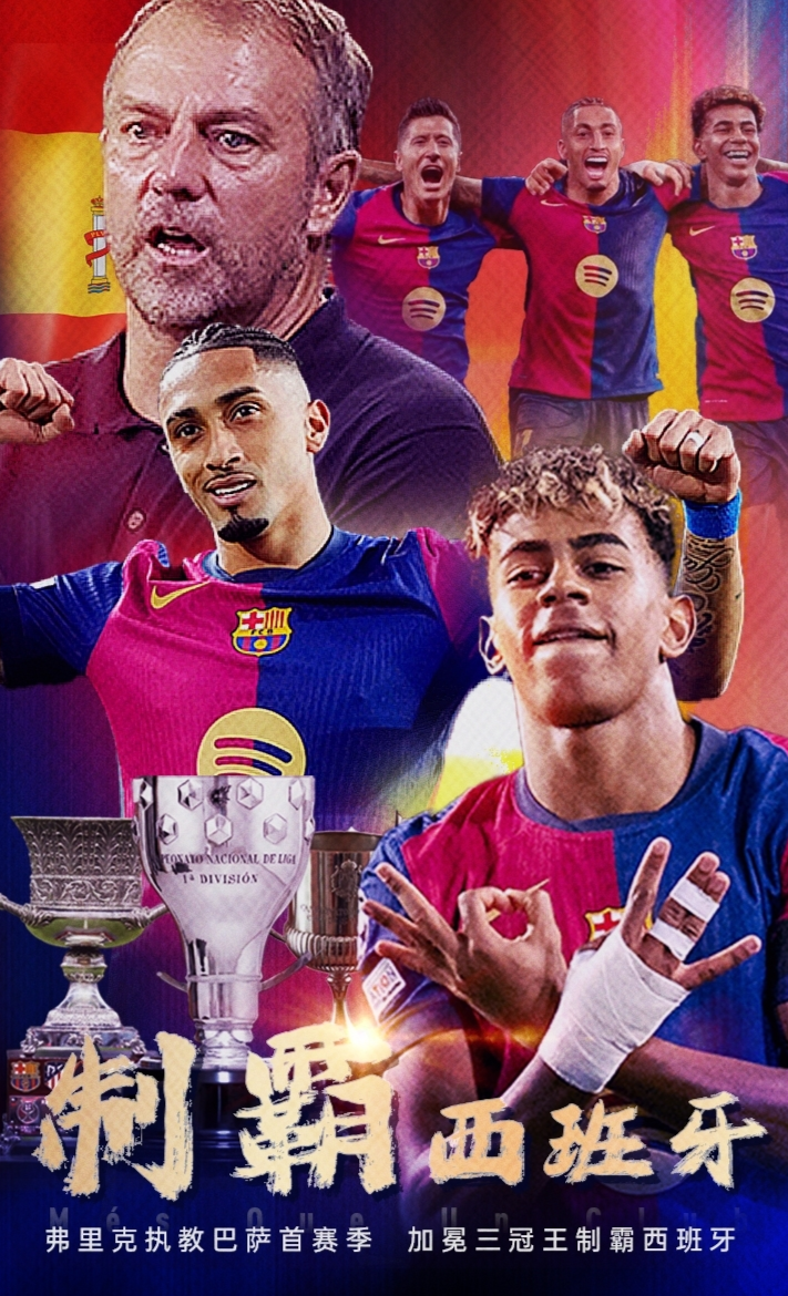 巴萨目标永远是赢下所有奖杯，像去年的三