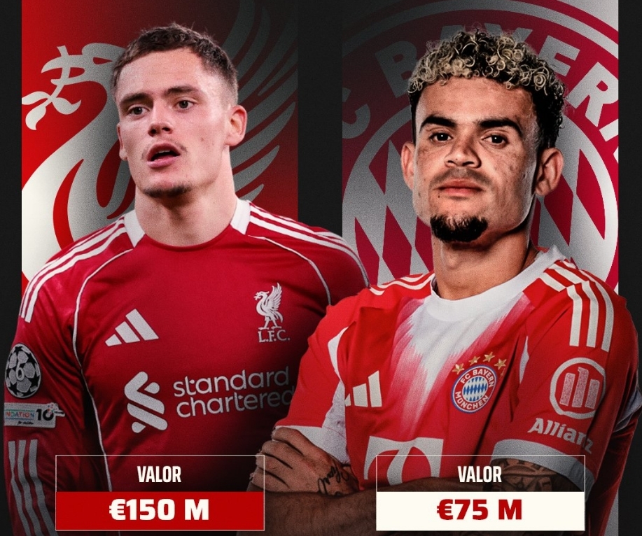 今日利物浦闭门友谊赛迪亚斯未进入名单，球员与拜仁联系在一起的简单介绍