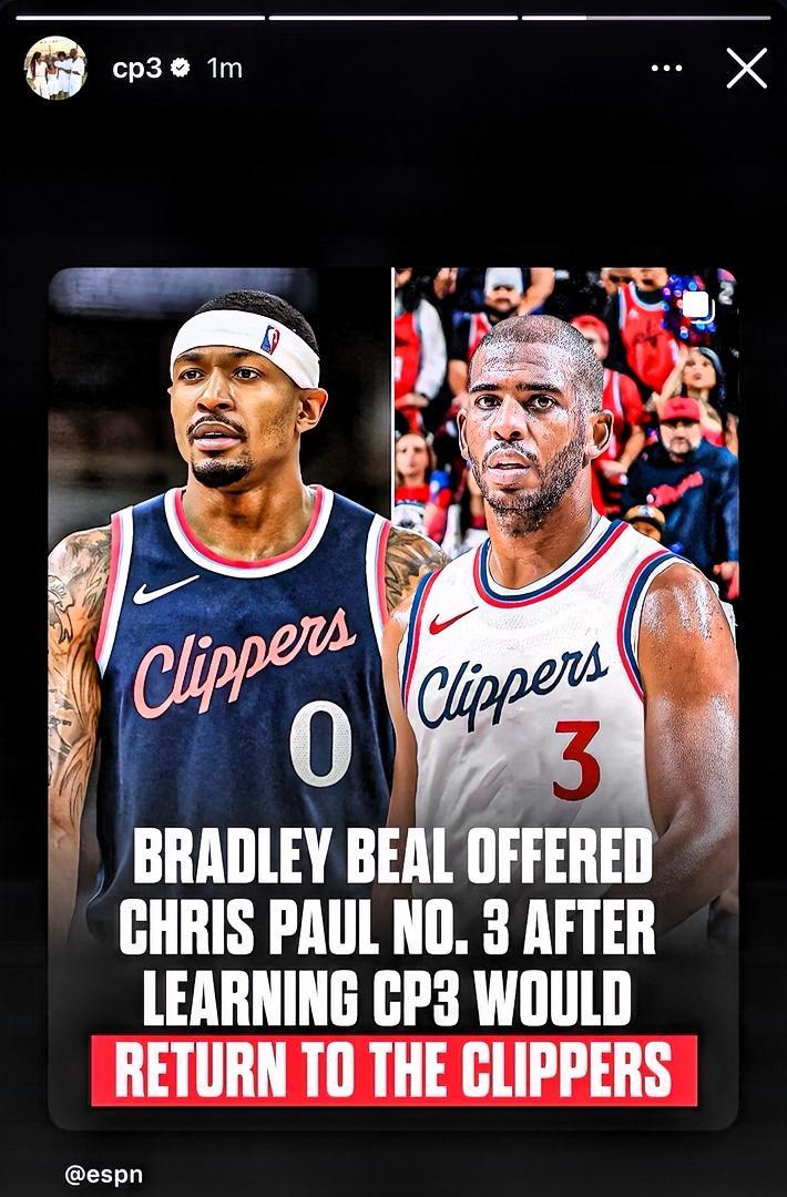 关于快船还剩一个底薪名额保罗预计会追随比尔加盟的信息