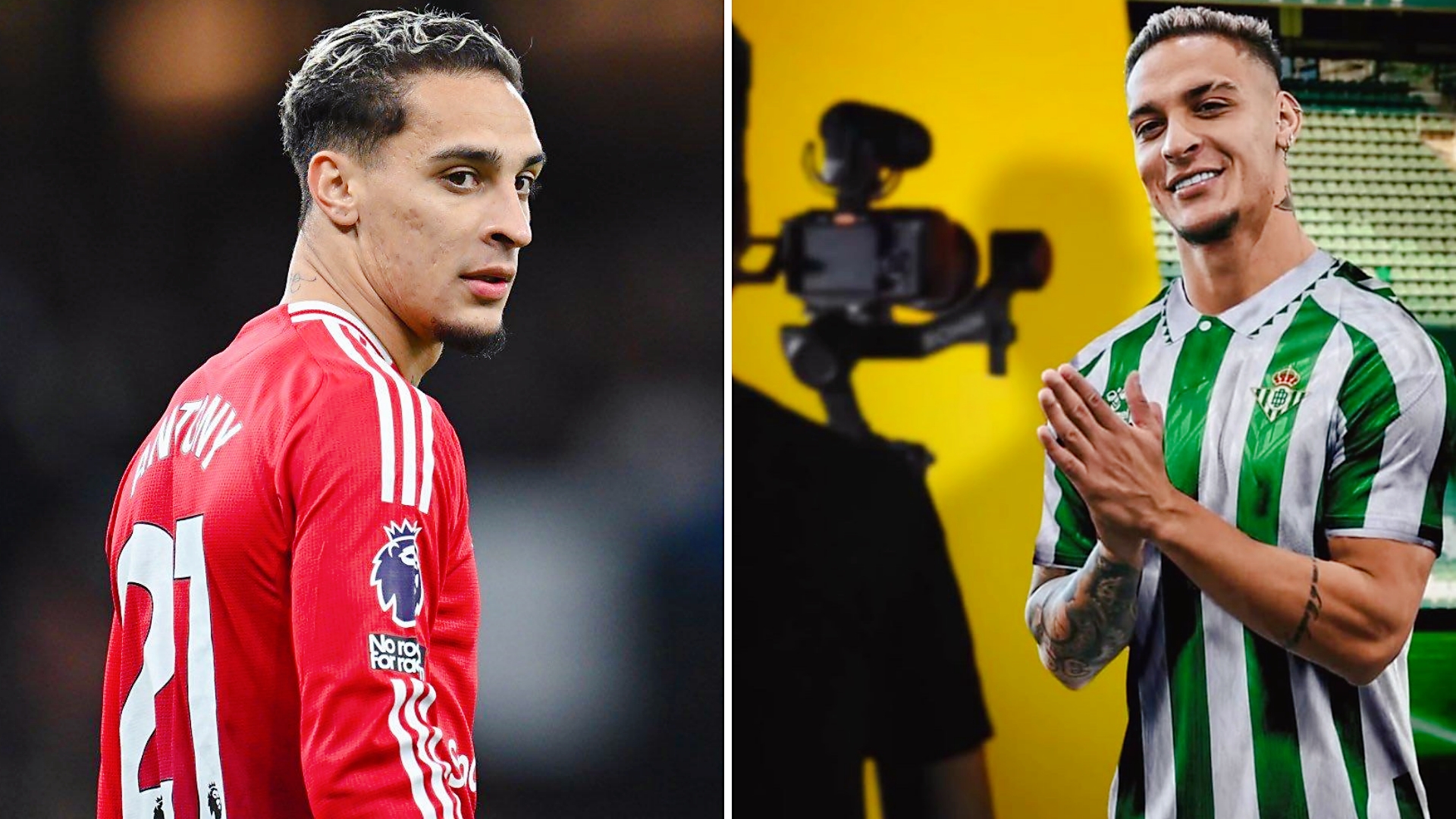 关于马竞和贝蒂斯有意安东尼，曼联要价3000万英镑的信息