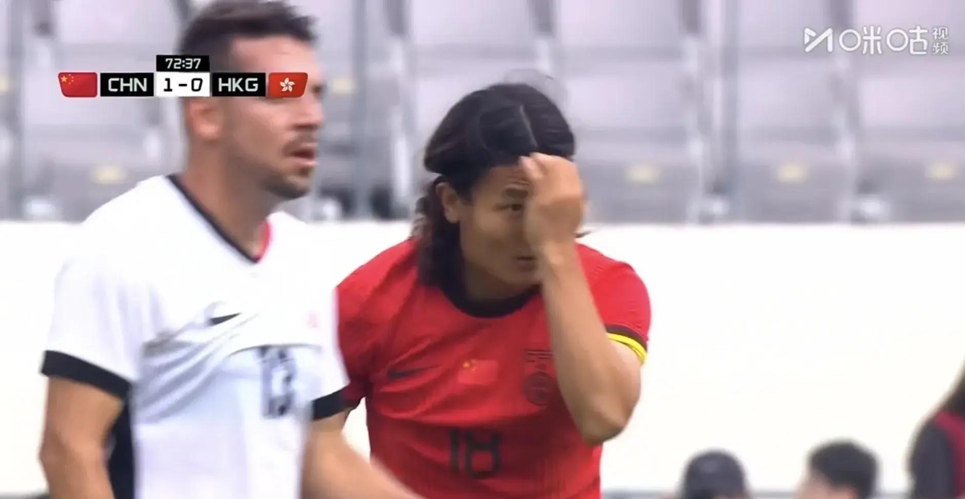 关于廖锦涛完成国家队首秀国足小胜中国香港队的信息